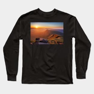 Cribyn from Pen y Fan Sunrise Long Sleeve T-Shirt